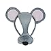 Produktbild Maus Fasching Anzug Augen Maske auf Haarband mit Sound