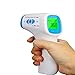 Produktbild No-Touch Stirnthermometer, Infrarot-Thermometer, Temperatur-Pistole Digital-Thermometer, Körper-Thermometer mit Fieberalarm,Thermometer für Neugeborene Babys / Erwachsene / Haustiere und andere unbelebte Objekte + LCD Instant Reading Infrarot-Thermometer