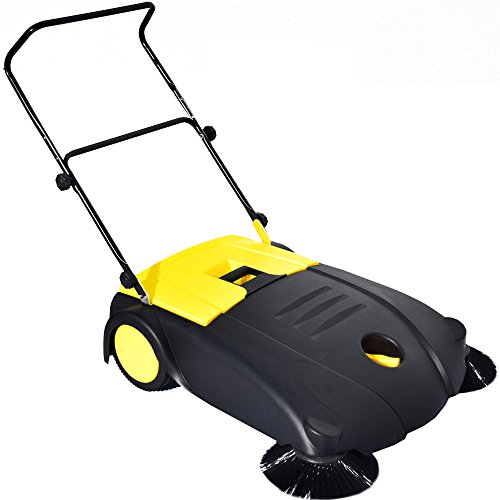 Syntrox Germany 80 cm Kehrmaschine mit 2 Kehrbürsten - 6