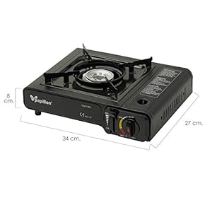 Papillon 8140120 Fornello Portatile per Cartuccia Gas, 227 g, Nero - immagine 4
