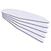 NAILFUN 5 Wing Nail Files - Grit 100/180 - White