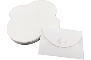 WYAN 50 Pcs Heart Clasp Envelopes,Kraft Paper Love Buckle envelopes,Vintage Mini DIY Heart Closure Envelopes,for Gift Cards, Invitations, Holidays, Birthday Cards(Beige)