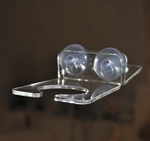 Weinglashalter für die Badewanne – transparent - 8