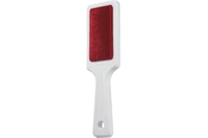 WENKO Brosse vêtement, Brosse Textile, double face, 6 x 21.5 x 2 cm, Blanc