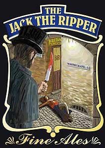Jack the Ripper Metal Postcard