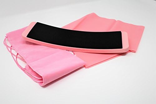 Ballet Turn Board Dance Equipment Includes FREE Stretch Band and Carry Bag Packaged in a gift box. (pink)