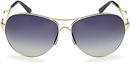 WANGWO Women's Gradient Polarized Sunglasses UV Protection Ray Ban Leopard Pattern Big Lens Slim Legs 5 Colors
