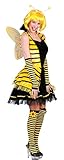 Karneval Klamotten' Kostüm Kleid Biene Dame Kostüm Karneval Tier Damenkostüm Größe 44/46