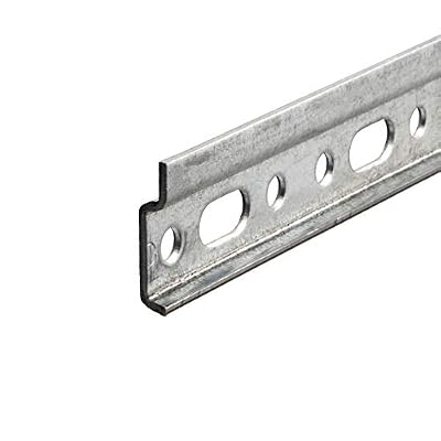 Gedotec Rail Mural de Fixation pour Armoire Suspendue | Support de Suspension à Visser | Pour Meuble Suspendu: Placard, Penderie | Acier galvanisé | Charge Maximale de 240 kg | 2000mm | 1 pièce