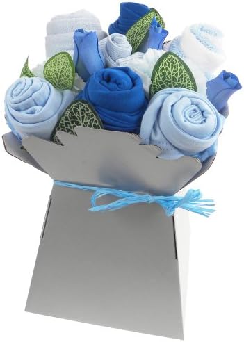 Say It Baby Baby Boy Clothes Bouquet Arrangement Gift Set