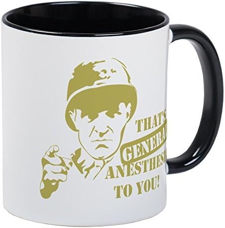 Best Mug Gifts Funny Mug Present 11oz General Anesthesia Coffee Mug for Dad Ceramic Cup Gift Coffee Tea Cocoa Coffee Cup