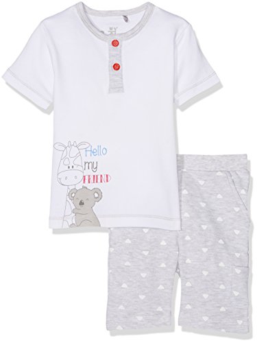 natubini Unisex Baby Bekleidungsset Set aus Shorts und T-Shirt Bio-Baumwolle