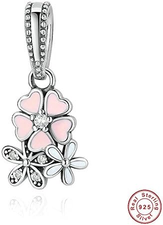MOCCI 2016 Spring DIY Fits for Original Pandora Bracelets Poetic Blooms with Mixed Enamels CZ 100% 925 Sterling Silver Charms DIY Jewelry