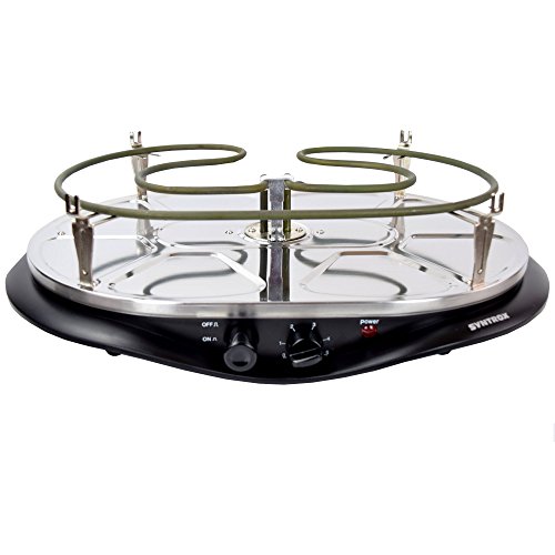 Syntrox Germany 4 in 1 Raclette-Grill-Fondue-Heißer Stein für 8 Personen - 6