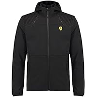Ferrari - Chaqueta Softshell, color negro, Medium, Negro