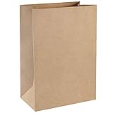 Estas bolsas de papel para almuerzo son seguras para alimentos, ideales para hacer pan, pizza, dulces, confetti, dulces y productos horneados.