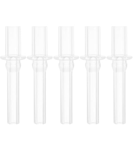 Lot De 5 Embouts En Silicone Pour Gourde/gobelet à Bec - Têtes De Remplacement Transparentes - Pour Enfants, Facile à Boire