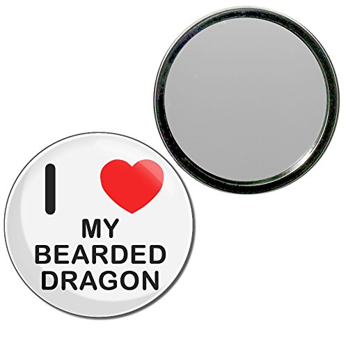 I Love My Bearded Dragon - 55mm Round Compact Mirror