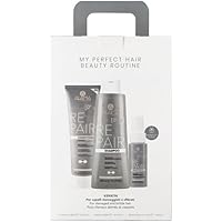 Alama Professional Repair Hair Beauty Routine Box, Set Shampoo+Conditioner+Miracle Fluid 5in1 Omaggio