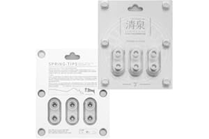 MOONDROP Końcówki sprężynowe i silikonowe końcówka, falowód akustyczny + podwójna struktura podparcia, 3 pary