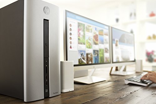 HP Pavilion 550-230ng Desktop-PC (AMD A10-8750 APU, 8GB RAM, 1TB HDD, AMD Radeon (TM) R9 370, DVD, Windows 10) silber - 13