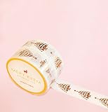  Arbol de Navidad Washi Tape para Diarios y Planificadores • Scrapbooking • Artesanias • Oficina • Artículos de Fiesta • Envoltorios de Regalo • Ideal para Manualidades • Cinta Adhesivas Decorativa