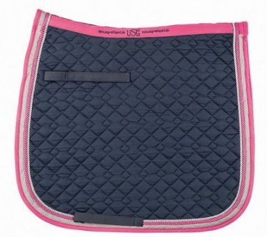 Baumwollschabracke-marinepinkbeige-Warmblut-DR