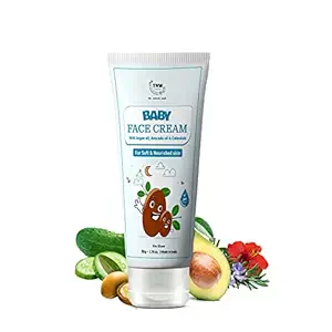 TNW-The Natural Wash Moisturizing Baby Face Cream for Soft Skin | Baby Face Cream with Natural Ingredients | Suitable for 0-10 years