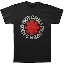 Camiseta "asterisco desgastado" de Red Hot Chili Peppers (Negro)