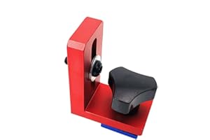 Lxoraziy Mitre Track Stop, 30 Tipo Localizzatore di Scivolo Connettore di Supporto, Lega di Alluminio T-Track Stop Tool, Localizzatore di Scivolo, per la Lavorazione del Legn (A)