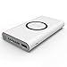 Produktbild zantec Wireless-Ladegerät tragbare hohe Kapazität Qi Wireless Schnelles Laden Power Bank Ladegerät für Handy, weiß