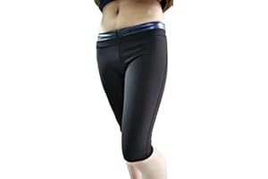 Calmshops Sweat Pants Neoprene Sauna Short Pants for Women - Sweat Enhancer Slimming Pants Cycling Pants