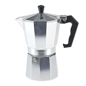 Axentia 223537 Espressokocher Aluminium für 6 Tassen