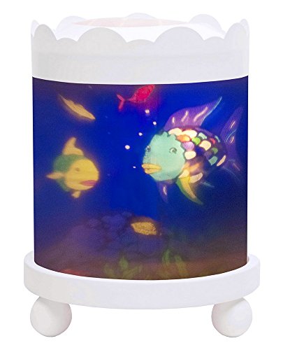 Trousselier Nachtlicht, Magische Laterne, Regenbogenfisch, 12 V, Weiß