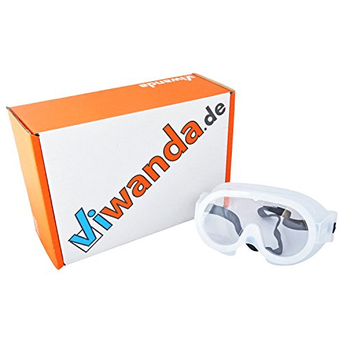 Viwanda Kinder Schutzbrille mit direkter Belüftung, PC-Linse und flexibler PE-Rahmen - 2