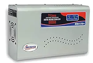 Microtek EM4170+ 170-280V Digital Voltage Stabilizer (Metallic Grey)