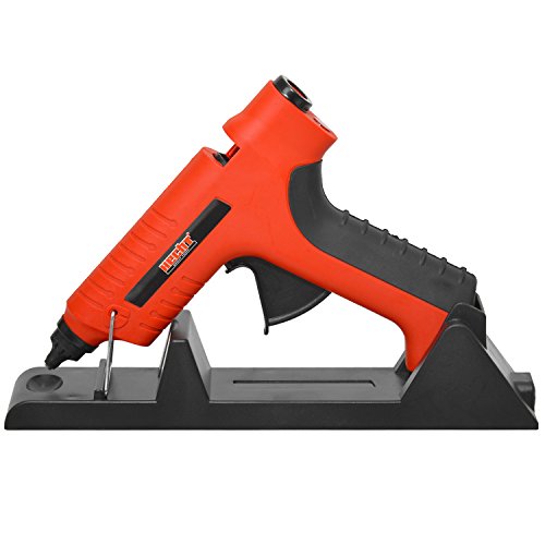 HECHT Elektro-Klebepistole 1812 Heißklebe-Pistole arbeiten ohne Kabel (80 Watt, inkl. Heizstation und Transportkoffer) - 2