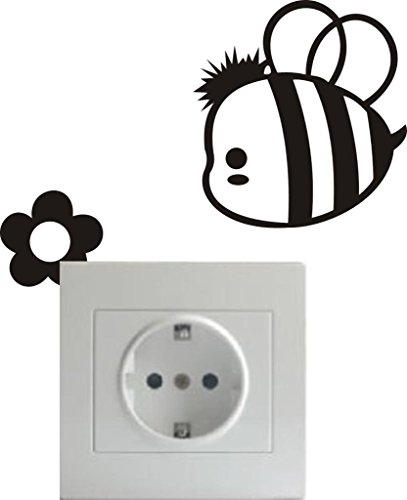 Vinilo decorativo pegatina pared, cristal, puerta (Varios colores a elegir)-aveja