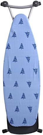 Time2Shop Adjustable Ironing Board Cover Scorch Resistant Coating - Extra Thick Padding (52x144cm, Tree)