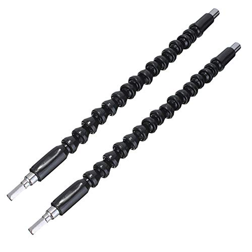 Skitic Flessibile estensione punta 2 pezzi Power Drill per cacciavite trapano albero flessibile asta di collegamento asta Utensili per Cacciavite Trapano Avvitatore Collegamento