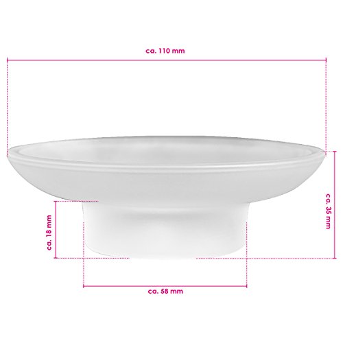 bremermann® Seifenschale Ersatzglas für PIAZZA & LUCENTE - 2