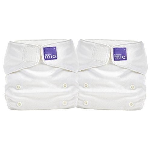 Bambino Mio Miosolo Marshmallow Reusable Nappy (Pack of 2, White)
