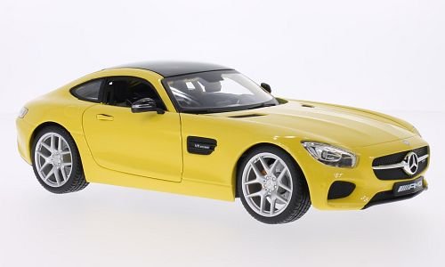 Preisvergleich Produktbild Mercedes AMG GT (C190), gelb, 2015, Modellauto, Fertigmodell, Maisto 1:18