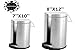 King International Stainless Steel Pedal Dustbins Combo Offer (5l, 8l) RS.1349.00