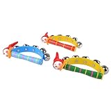 Vovotrade Baby-Regenbogen Musikinstrument -Spielzeug aus Holz Klingel-Ring Handbell Rattle
