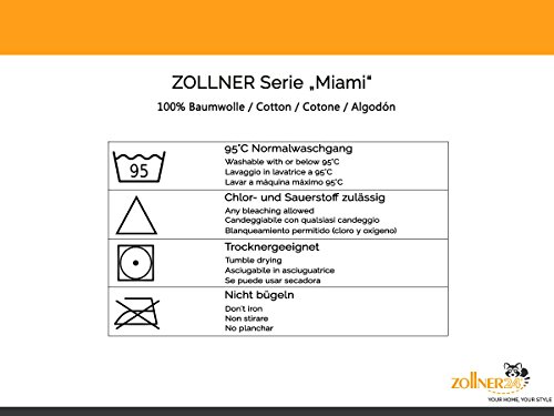 ZOLLNER® Bademantel / Saunamantel / Morgenmantel mit Schalkragen unisex L weiß, 100 % Baumwolle in weiteren Größen erhältlich, direkt vom Hotelwäschespezialisten, Serie „Miami“ - 2