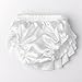 ANDI ROSE Cute Baby Girls Pettiskirt Ruffle Panties Briefs Bloomer Diaper Cover (Size-M(6-24 Months), White)