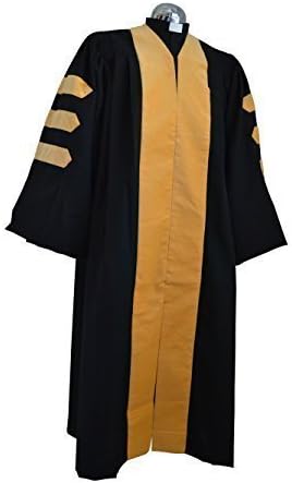 Luxury Preachers PhD Gown Black