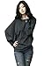 Voguees Women's Oversized Batwing Long Sleeve Pullover Basic Shirt Grey XL
