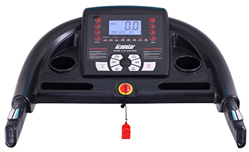 Gregster Profi-Laufband mit motorisierter Steigungsverstellung, Silent-Motor und Multipoint-Dämpfungssystem, Sicherheit geprüft nach EN ISO 20957-1, EN 957-6, 16 km/h - 3